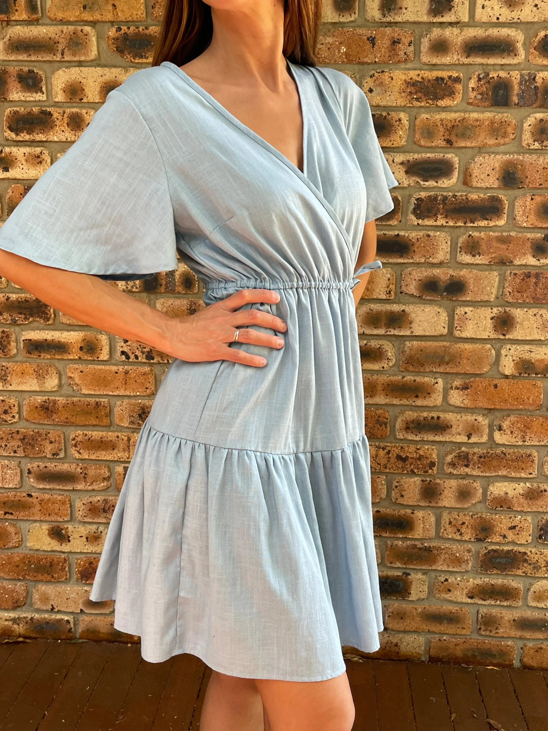Wrap Me Up Linen Dress - Image 10