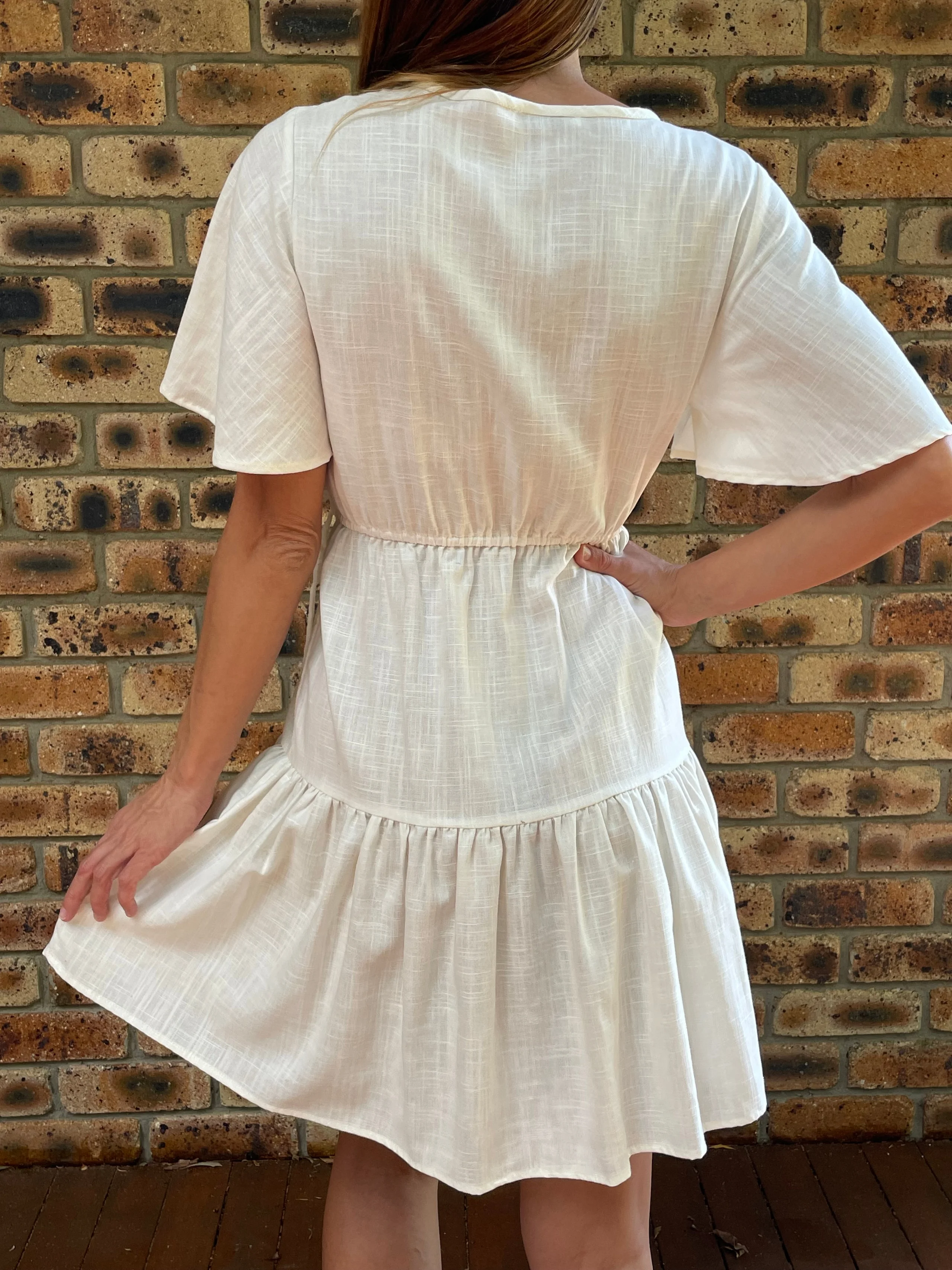 Wrap Me Up Linen Dress - Image 2