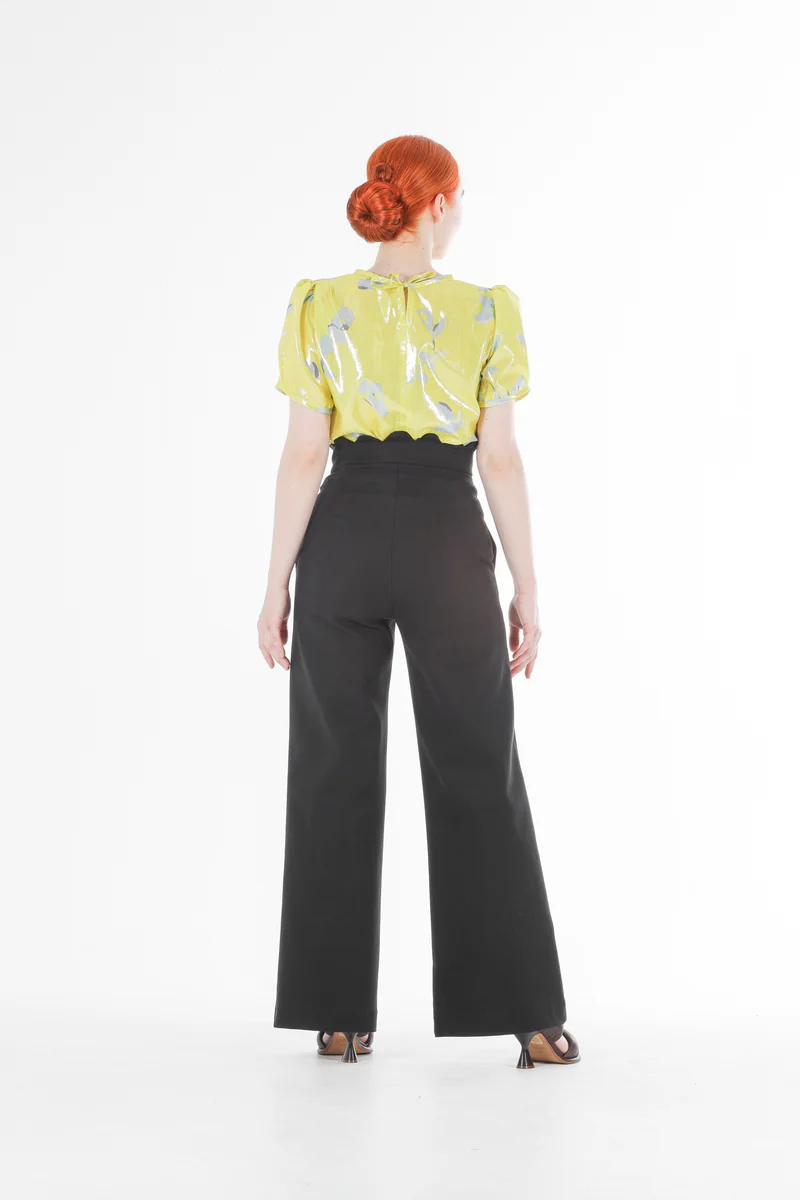 Black High Waisted Pants - Image 2