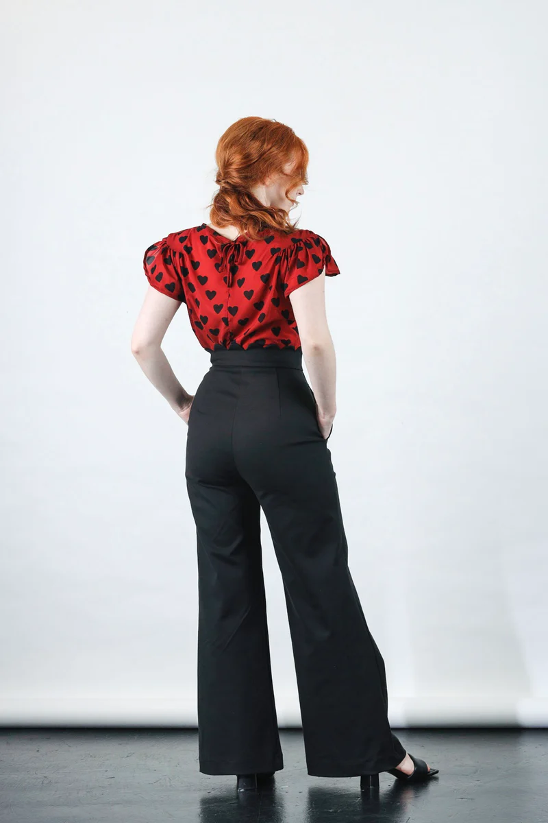 Black High Waisted Pants - Image 7
