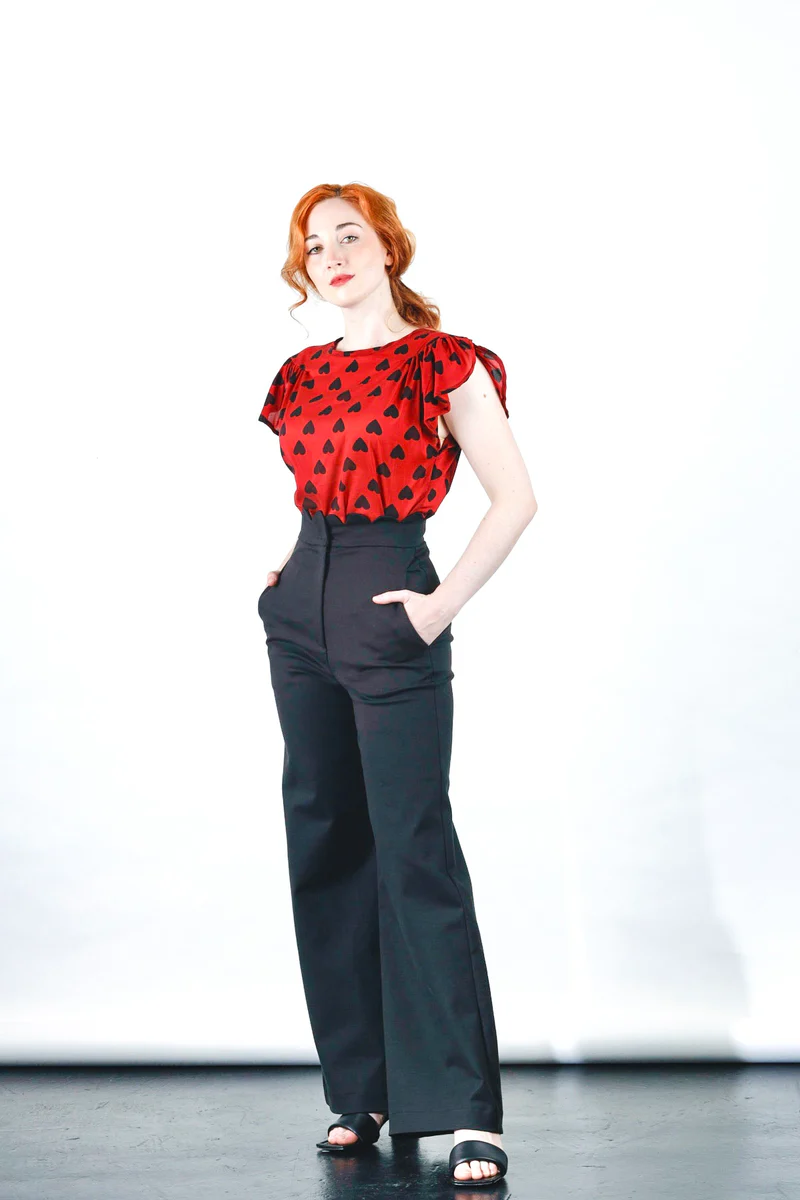 Black High Waisted Pants - Image 8