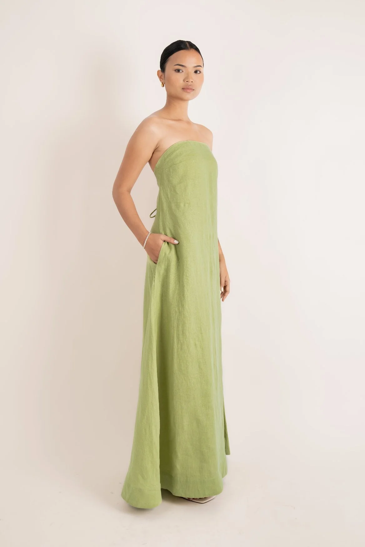 Naya Strapless Dress - Image 9