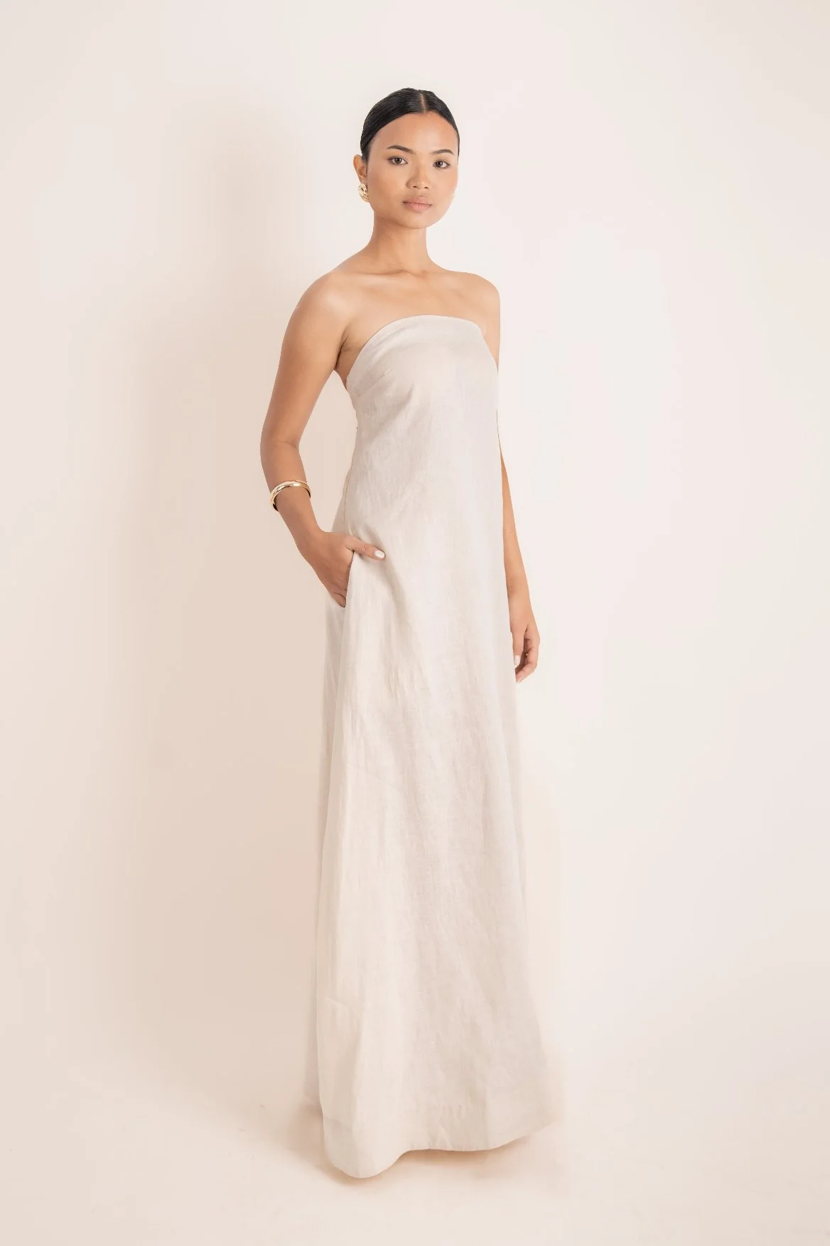 Naya Strapless Dress - Image 4