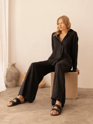 Florence Wide Leg Linen Pant