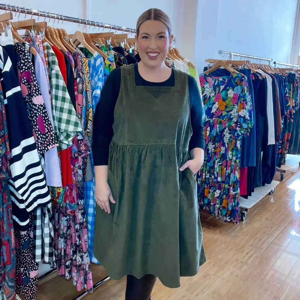 Kelly Corduroy Pinafore - Image 3