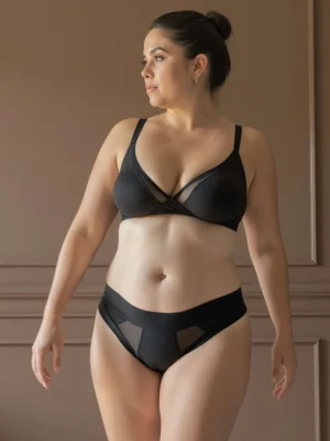 Striation Thong (light absorbency)