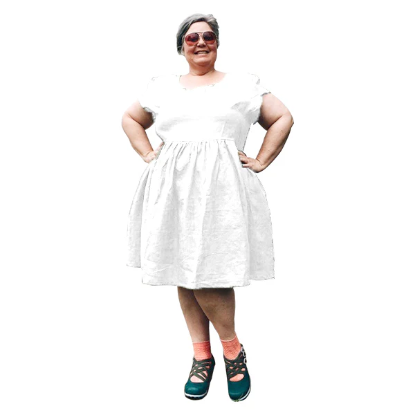 Linen Sally Dress - Image 3