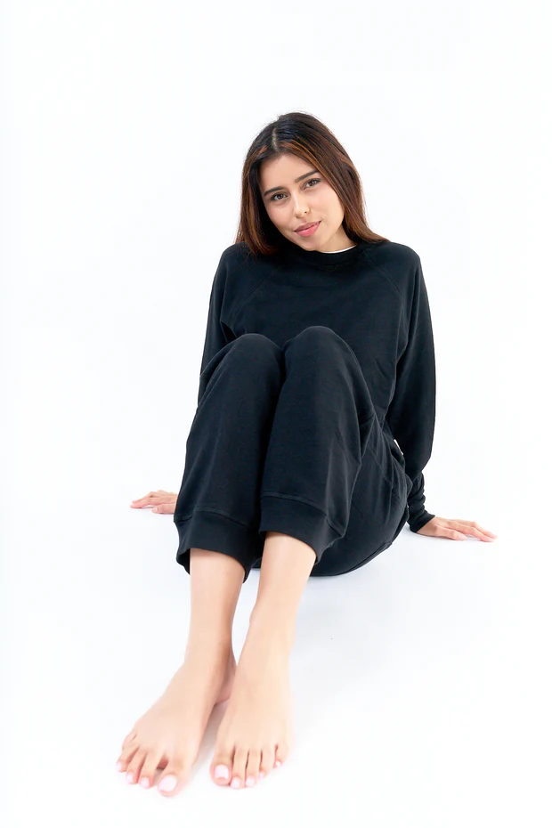 Organic Cotton Lightweight Terry Sweatshirt - Image 9