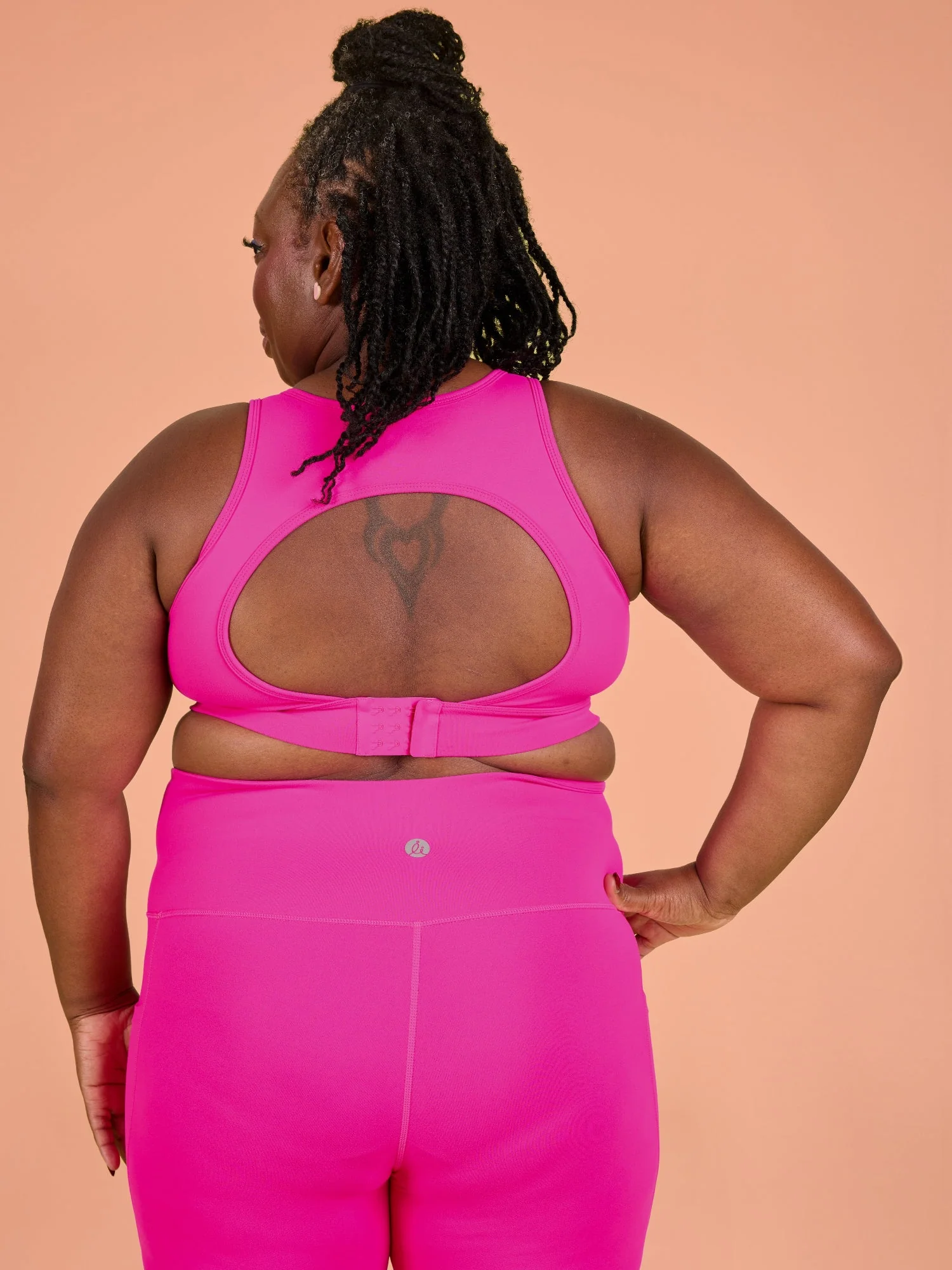 Hot Pink Liberty Hookback Crop - Image 6