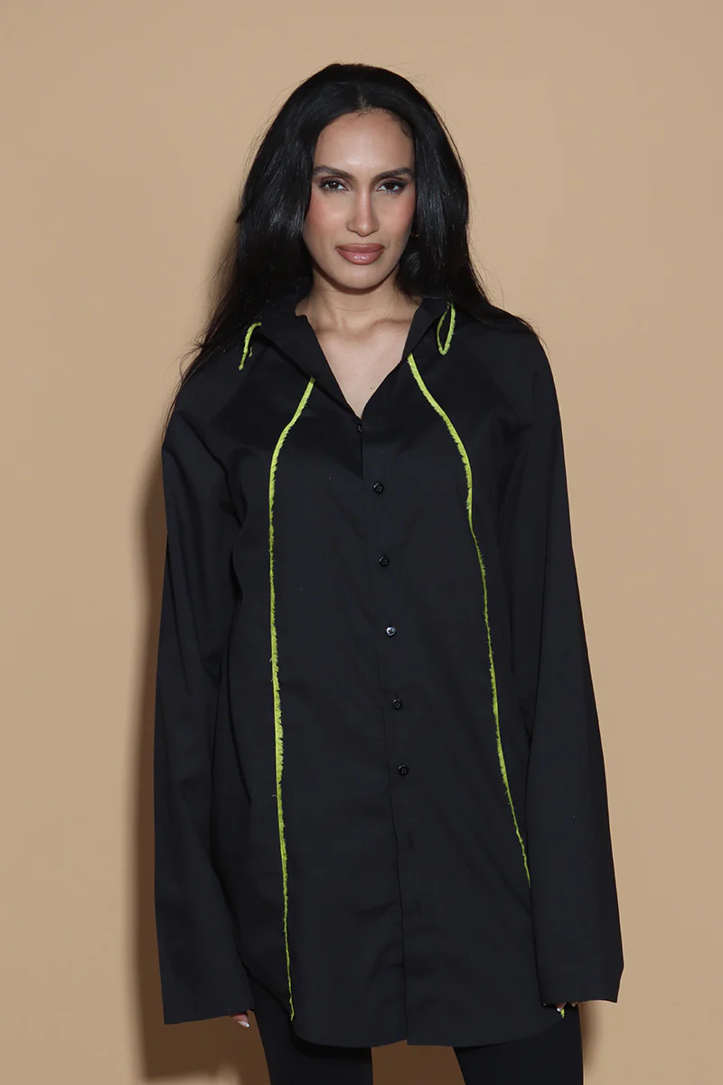 Fringe Benefits Shirt In Black - Image 3